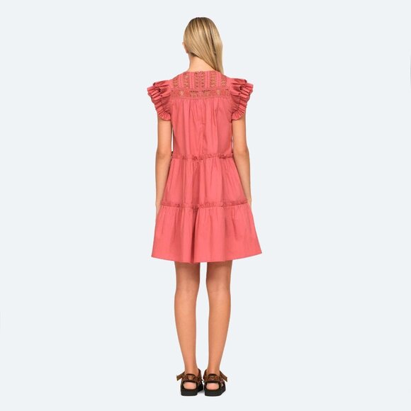 Sea New York "Thora" Print Dress in Rose, size 10 - Picture 2 of 12